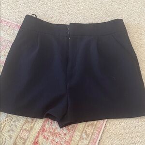 Forever 21 navy High-Waist Dress Shorts